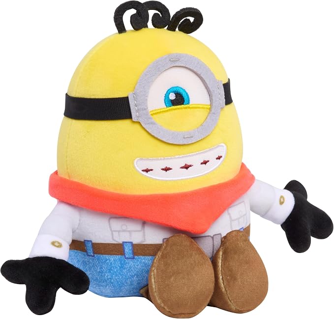Illumination Minions & Monsters James Squooshy Plush Toy | Soft Squishy Plush, 7-Inch, Stuffed Animal, Sensory Fidget Toy with Bean Fill, Kids Gift, Ages 3+