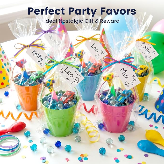 FUTUREPLUSX 75PCS Blue Marbles Bulk, for Kids Marble Run Games, Fillers Aquarium Pebbles