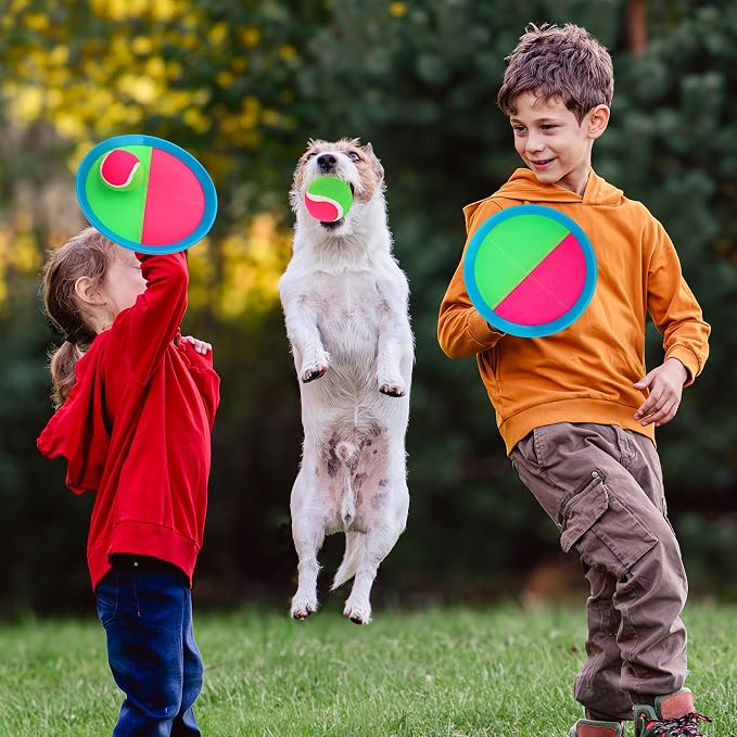 Upgraded Toss and Catch Ball Game Set, Outdoor Games for Kids Toys, Stocking Stuffers for Family Games, Beach Pool Yard Christmas Toys Birthday Gifts for Boys Girls 3 4 5 6 7 8-12 Year Old