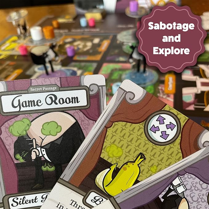 The Butler - You Flushed - Funny Family Board Game for 3-5 Players by The Dusty Top Hat