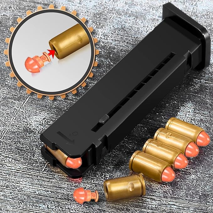 Dreamplay Shell Ejecting Toy Gun, Beretta Model 92 Automatic Pull Back Action Shooting Toy Education Model Toy for Kids Gifts