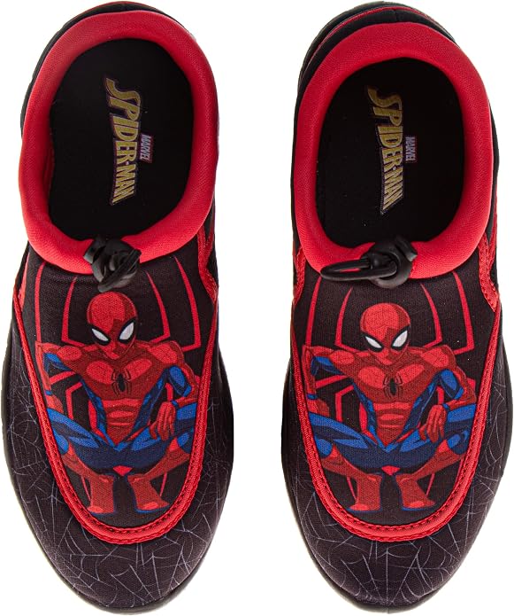 Josmo Sonic The Hedgehog Spiderman Stitch Water Shoes Summer Beach Slip On Quick Dry Pool Aqua Socks for Boys Size 13 Little Kid 1-4 Big Kid