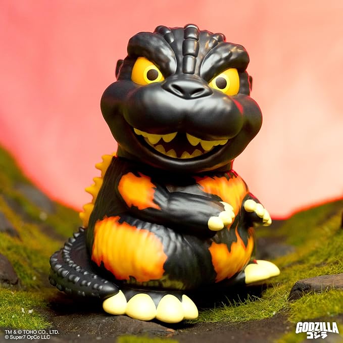 Super7 Fun! Fun! Toho Burning Godzilla '95 Vinyl Figure - 5" Toho Godzilla Action Figure - Classic Movie Collectibles and Retro Toys