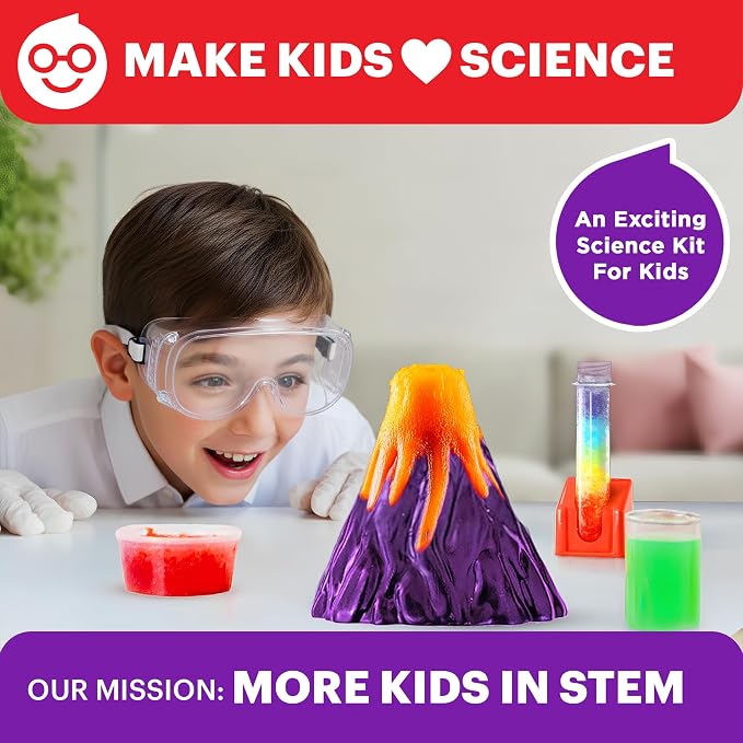 Doctor Jupiter Super Science Kit for Kids Age 8-12 | STEM Toys for Ages 8-9-10-11-12-13-14 with 100+ Experiments | Birthday Gift Ideas for Boys & Girls 8+ Years Old | Crystal Growing Chemistry Set