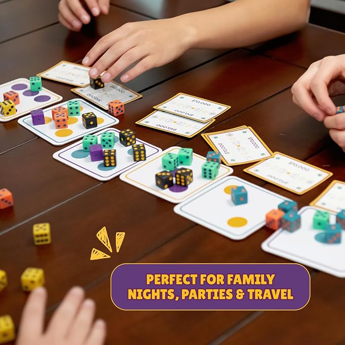 Award-Winning Board Game for Families – Rolls 2 Riches | Fast-Paced Dice, Card & Strategy Game for Kids & Adults | Perfect for Parties, Travel, Camping, Game Nights & Outdoor Summer Fun