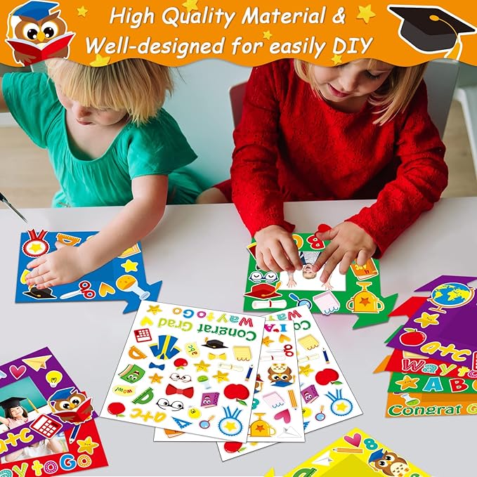 chiazllta 30 Packs Craft Kits Congrats Grad DIY Picture Frame Craft Art 2026 Party Favor Decorations for 15+