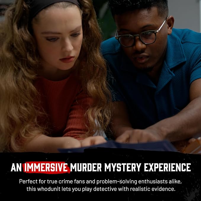 Hunt A Killer: Game Night Gone Wrong, an Immersive True Crime Experience, for Fans of Criminal Minds, Forensic Files, and Mystery Games, Board Game is 90-120 Minutes, for Ages 14+