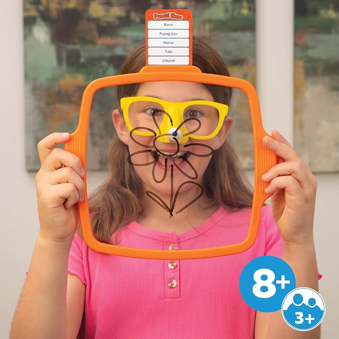 Pencil Nose Board Games for Family Night - The Ultimate Drawing Game - Kids Games, Family Game, Multi-Player, Party Game - Ages 8+