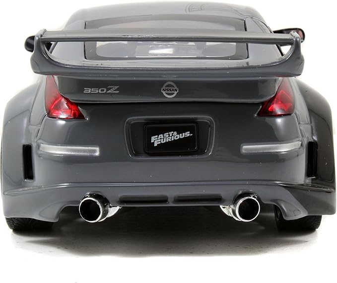 Jada Fast & Furious D.K.'s 2003 Nissan 350Z - 1:24 Scale Diecast Model Toys - Opening Doors, and Hood - for Collectors and Enthusiasts 8+ - Grey