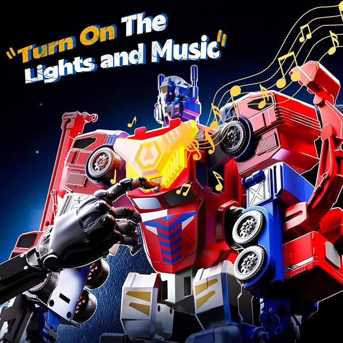 5-in-1 Robot Toys Cars for Kids 3-5, Magnetism Transforming Robots, Detachable Construction DIY Assembling Vehicle Sets, Educational Toys for Boys Girls 3 4 5 6 7 8, Birthday Gifts