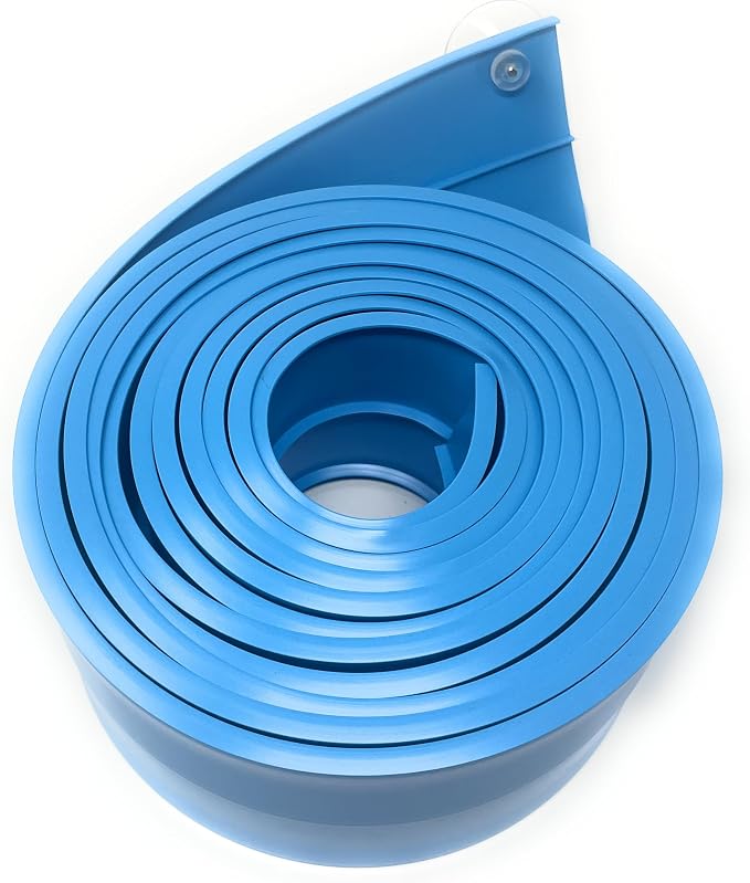 Valchemist FlexTrack 5000 Flexible Race Car Track for Kids Toy with Suction Cups Compatible with Hot Wheels and Diecast 1/64th Cars and More 15 Feet Long Rolls Up Portable Racetrack (Daytona Blue)