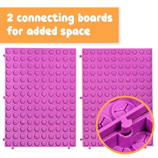 SPARK & WOW Calm Down Threading Boards | Plumly | Set of 2 | Sensory Activity Board | Autism Toys for Play Therapy | ADHD Toys for Sensory Play