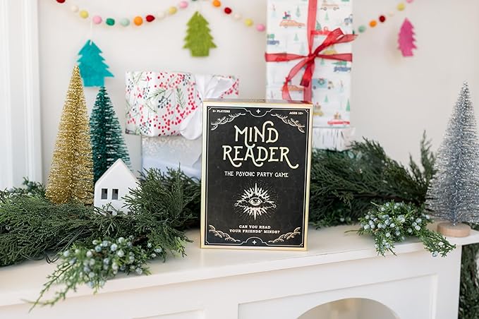 MIND READER – Can You Read Your Friends' Minds? The Fun Mind Reading Psychic Mind Meld Medium Party Christmas Gift for Kids, Adults, Friends & Families - Perfect for Halloween or Board Games Night