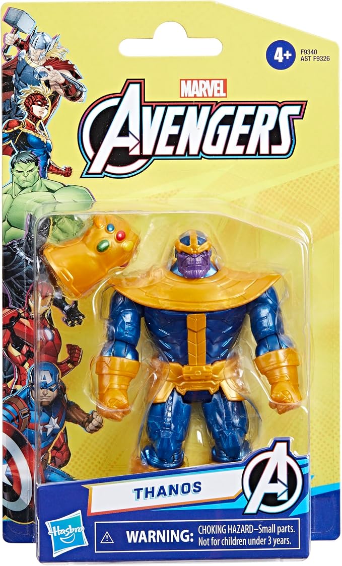 Marvel Epic Hero Series Thanos Deluxe Action Figure, 4-Inch-Scale, Avengers Super Hero Toys for Kids 4 and Up