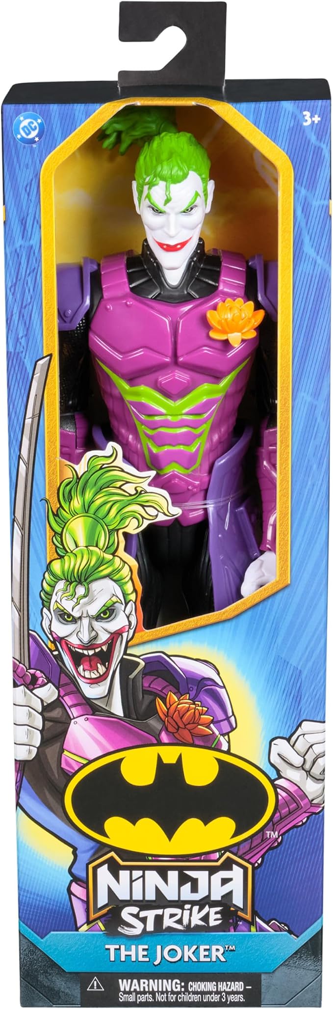 DC Comics, Batman™ Ninja Strike 12" The Joker Action Figure, Super Hero Collectible Kids Toys for Boys and Girls Ages 3 & Up