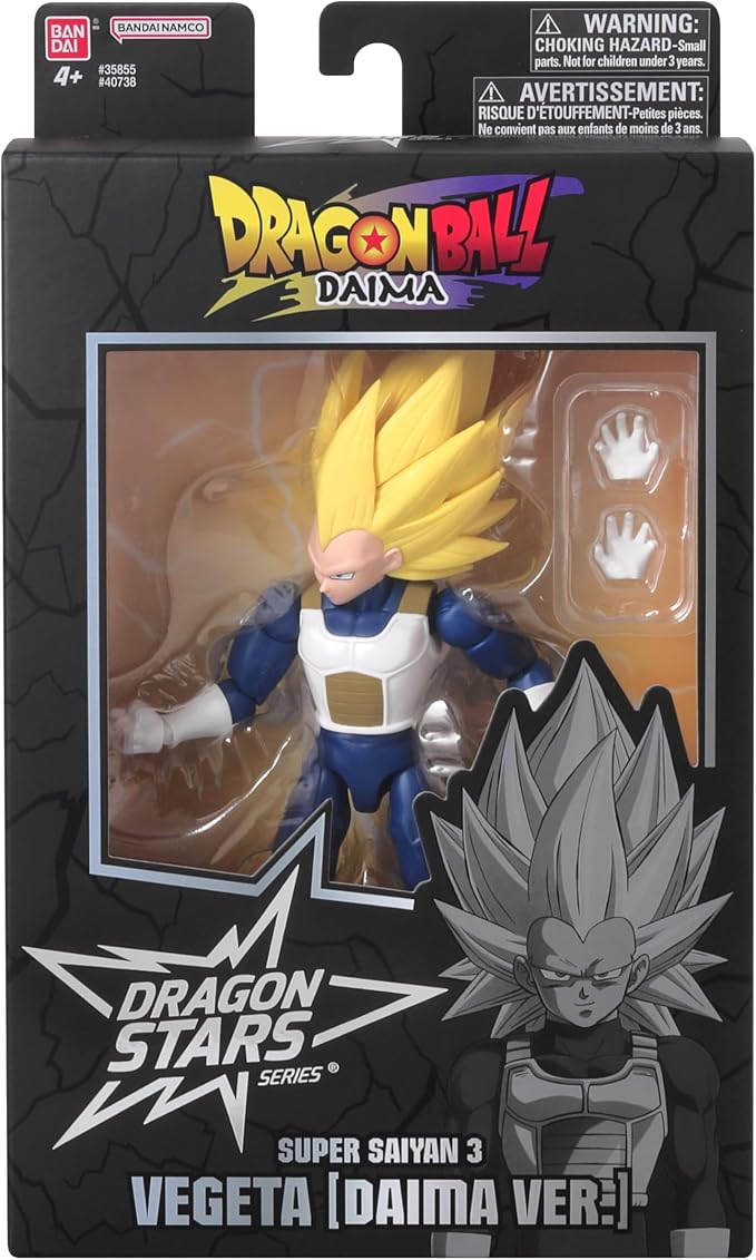 Dragon Stars Series - Dragon Ball DAIMA - Super Saiyan 3 Vegeta 6.5" Action Figure