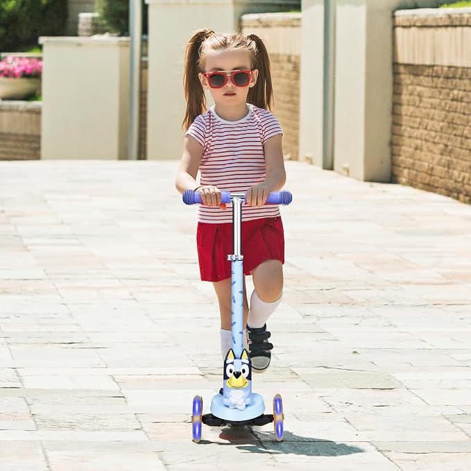 Kick Scooter for Kids, 3 Wheel Self Balancing, Light Up LED Wheels