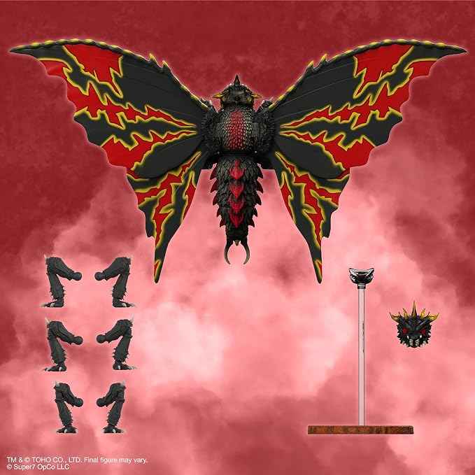 Super7 ULTIMATES! Toho Battra (1992) - 7" Toho Godzilla Action Figure with Accessories - Classic Movie Collectibles and Retro Toys