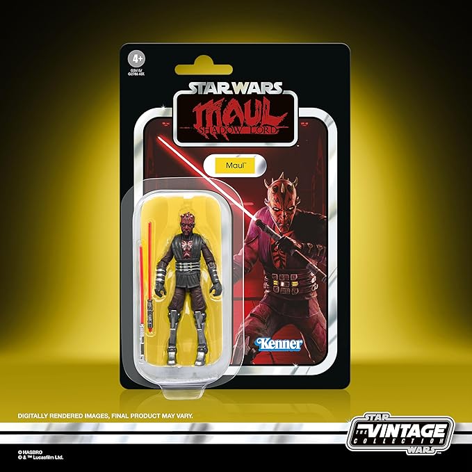 STAR WARS The Vintage Collection Maul, Maul - Shadow Lord Premium 3.75 Inch Collectible Action Figure