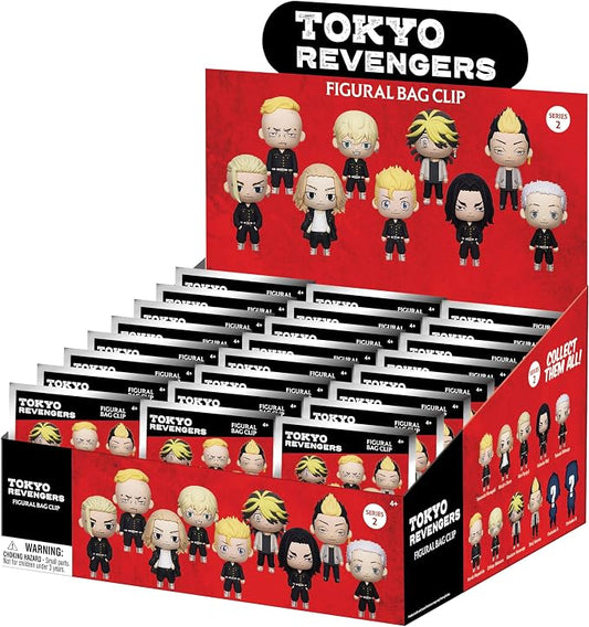 Tokyo Revengers Series 2 – 5" Collectible Bag Clip – Blind Bag (ONE Random Figure) – Anime Character Keychain/Backpack Accessory | Official Licensed Merchandise