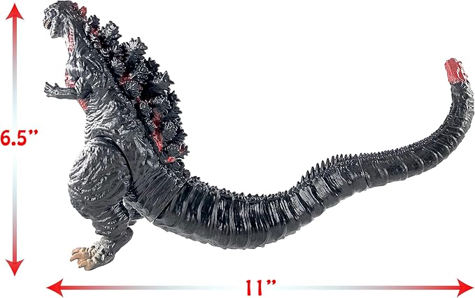 TwCare Set of 2 Legendary Shin Monster Dinosaur vs King Kong Toy Action Figures, Movable Joints Movie Series Soft Vinyl, Travel Bag