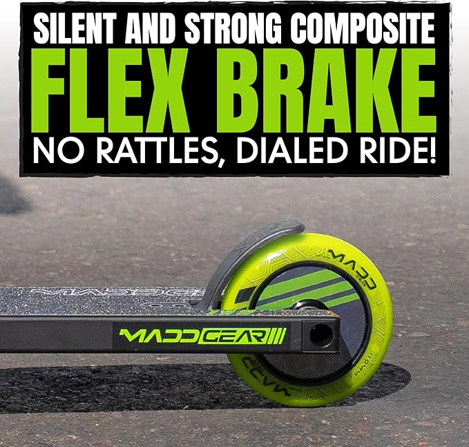 Pro Trick Stunt Scooter for Kids Ages 8-12 – Lightweight Durable 2 Wheel Freestyle Scooter for Skatepark and Street – Easy Assembly – Madd Gear MG3