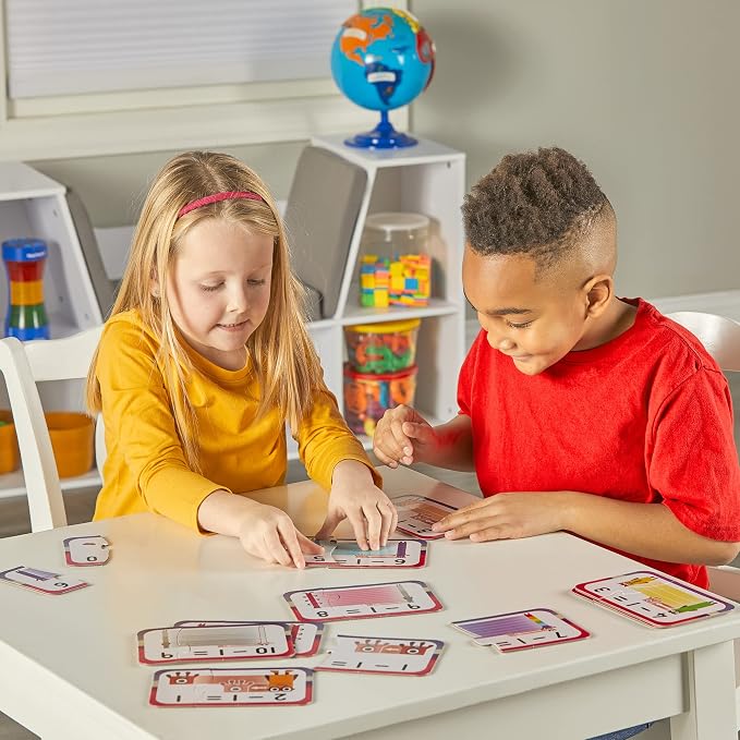 Learning Resources Numberblocks Adding & Subtracting Puzzle Set, Ages 3+, 20 Self-Correcting Maths Puzzles, Based on TV Series
