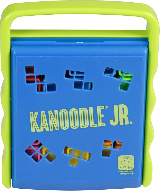 Educational Insights Kanoodle Jr. - 3D Brain Teaser Puzzles for Kids, Spatial Puzzle Games for Adults, Teens and Kids, Problem Solving Toys and Logic Puzzles, Single Player Games