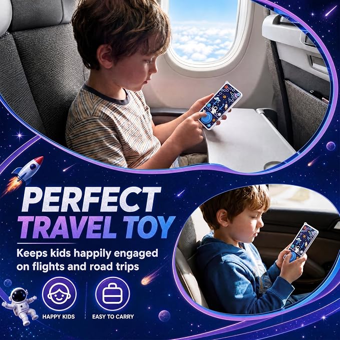 12 Pcs Outer Space Party Favors for Kids Handheld Water Games Water Ring Toss Toys, Astronaut Birthday Goodie Bags Stuffers Return Gifts Classroom Prize Rewards Bulk