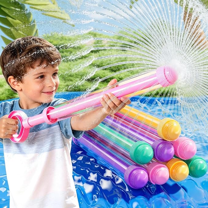 8 Pack Water Blaster Squirt Gun for Kids, Water Squirter Water Gun Bulk for Kids Ages 3-5, Spray Water Soaker Toys for Pool Party Outdoor Summer Water Games