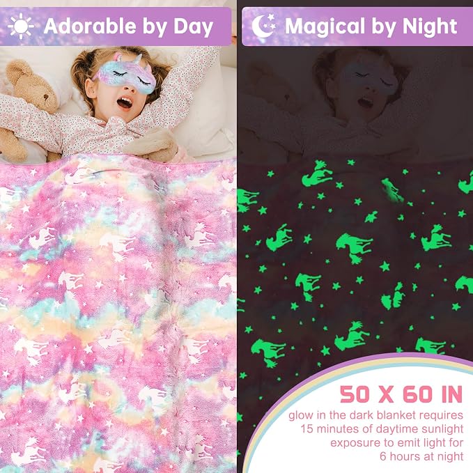 Jenria Unicorn Gifts for Girls, Girls Toys Age 6-8, Birthday Gifts for Girls Age 3 4 5 6 7 8 Years Old Girl, Easter Baskets for Kids, Birthday Gift Ideas, Unicorn Toys for Daughter, Niece