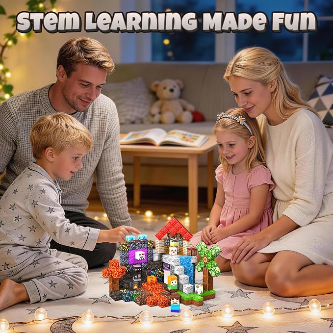 Magnetic Blocks for Kids, 100PCS 0.8inch Magnetic Building Blocks, Magnetic Cubes Sensory Toy for STEM Constructions Magnetic Blocks for Boys Girls Age 3+, Birthday Gifts Toy