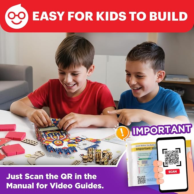 Doctor Jupiter Robotic Hand STEM Kit for Kids Ages 8+ | Birthday Gift Ideas for Boys & Girls | Cyborg Hand, Engineering Kit Toy for 8, 9, 10, 11, 12, 13, 14 Years Olds