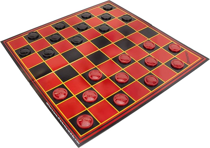 Pressman Chess / Checkers / Backgammon - 3 Games in One with Full Size Staunton Chess Pieces and Interlocking Checkers, 15.62 x 8.00 x 1.50 Inches
