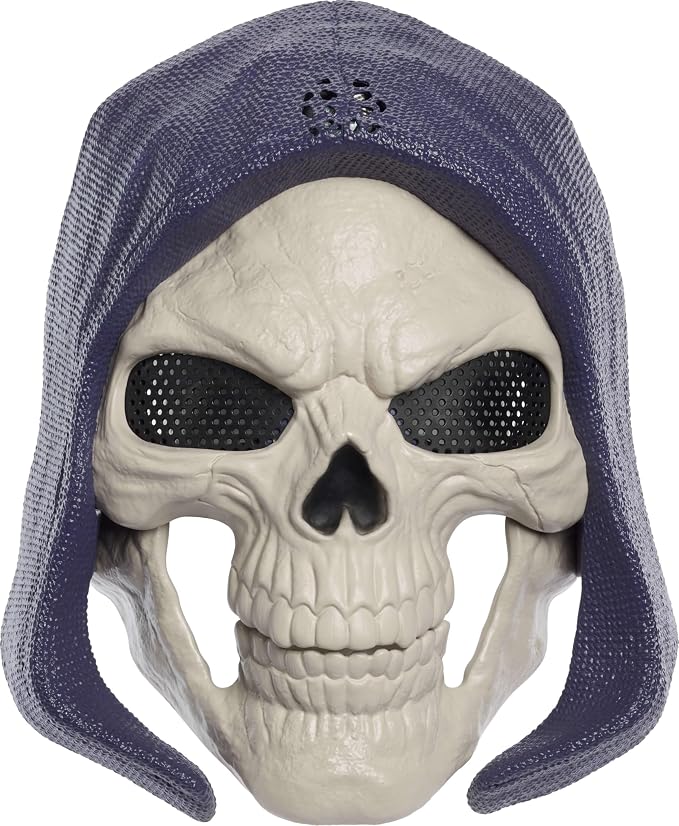 Masters of the Universe Skeletor Mask, 2026 Movie Look & Dialogue, 10 Sounds, Roleplay Costume Villain