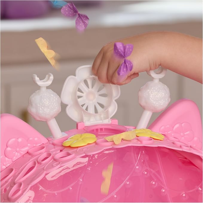DreamWorks Gabby's Dollhouse Fairylandia Flutter Magic Fairy Playset with 8 Fluttering Fairies & Exclusive Gabby Toy Figure, Engaging Pretend Play Toys for Kids & Preschool Toys for Ages 3+