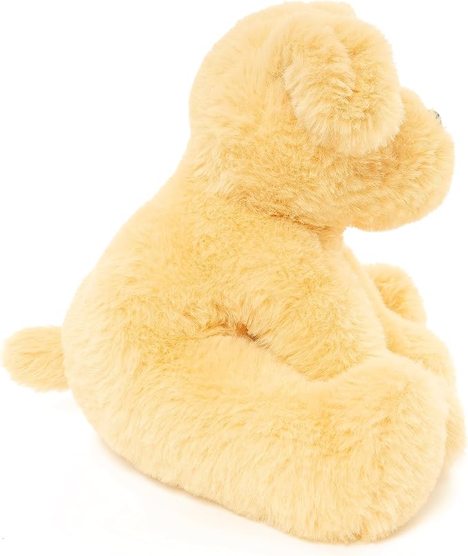 WEIGEDU Labs Labrador Golden Retrievers Dog Puppy Stuffed Animals Plush Toys for Kids Boys Girls Birthday Bedtime Gifts, 7.9" Golden Yellow