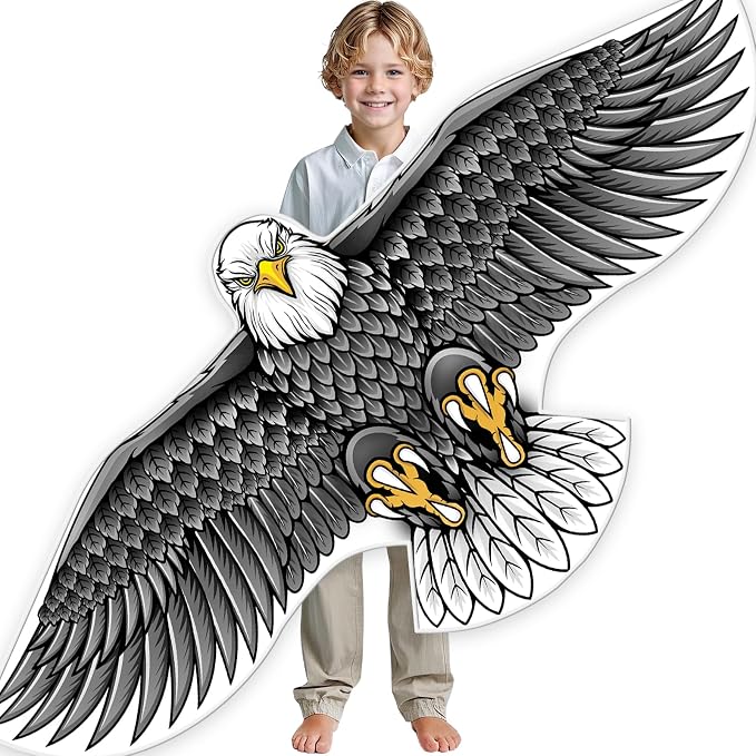 SGftre Complete Kite with Handle, Line & Accessories,Easy to Fly for Kids & Adults, Perfect for Beach, Park, Family Outdoor Activities