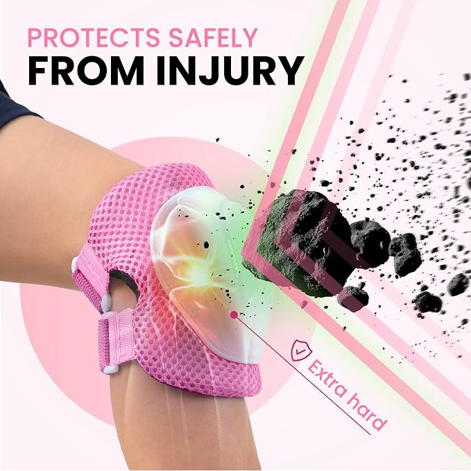 99FLIPS 6pcs Complete Set 3-12 Years- Knee Pads Elbow Pads and Wrist Guards for Kids and Toddler