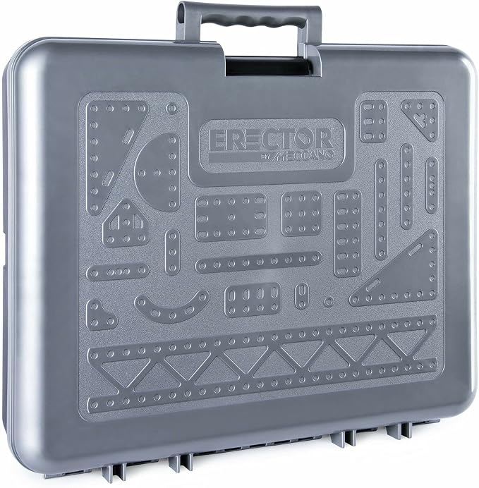 MECCANO Erector Super Construction 25-in-1 Motorized Building Set, Steam Education Toy, 638 Parts, for Ages 10+