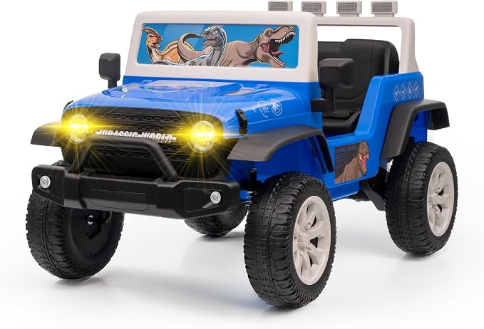Jurassic - Ride On Toy for Kids, LED Headlights, Music and Horn