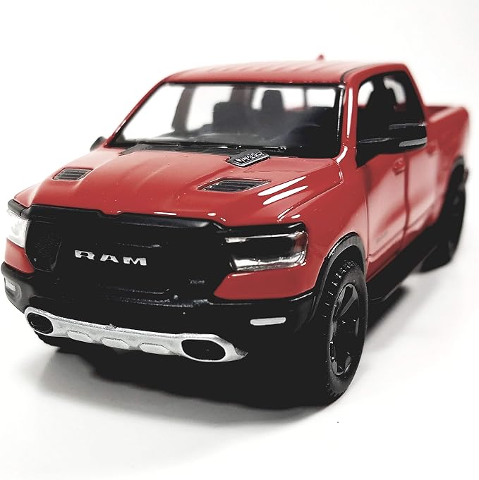 KiNSMART - 2019 Dodge Ram 1500 Pickup 1:46 O Scale 5" Die Cast Metal Model Toy Truck (Red)