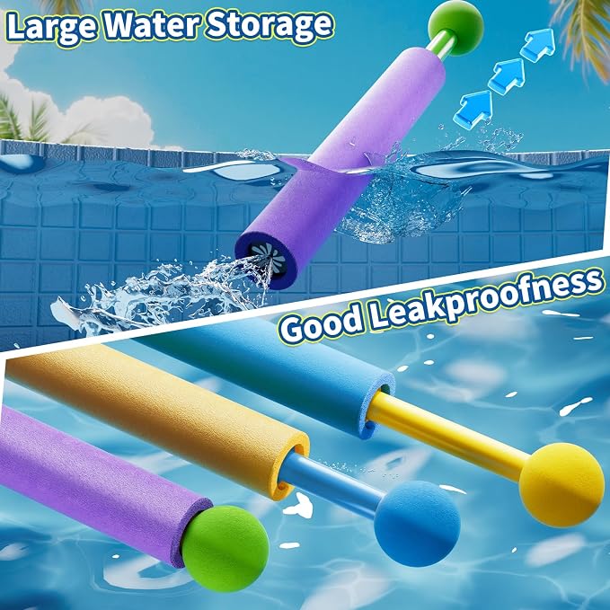 12 Pack Water Squirt Toys for Kids Age 1-3 4-8-12, Toddlers Squirter Toy, Swimming Pool Games Playset, Sensory Beach Outdoor Activity, Water Spraying for Boys Girls Birthday Gifts 3 4 5 6 7 8