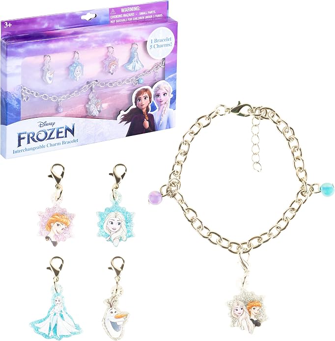 LUV HER Girls Add A Charm Toy Bracelet and Costume Jewelry Box Set - Ages 3+
