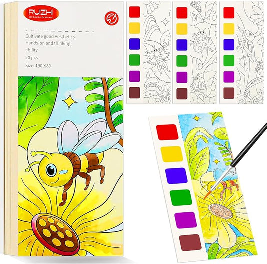 Water Coloring Book,Paint with Water Books for Kids Ages 3-5,Watercolor Painting Book for Toddlers 4-6,Creative Arts and Crafts & Airplane Travel Essentials for Boys Girls
