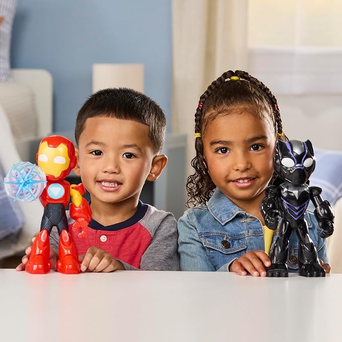 Marvel Iron Man and His Awesome Friends Supersized Iron Man Action Figure, 9-Inch (22.8 CM) Super Hero Toys for Kids, Ages 3+