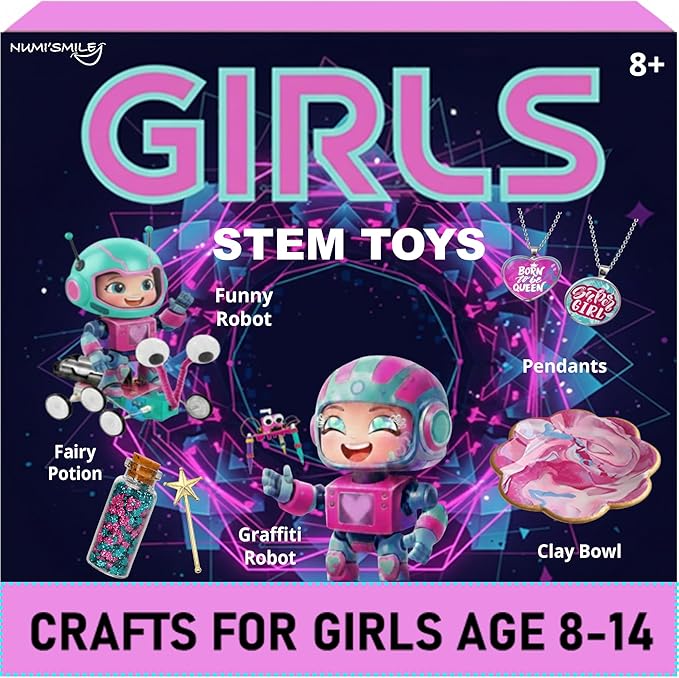 DIY Girls STEM Toys Arts and Crafts for Girls Ages 8-12-14 Teens, Best Kids Craft Kits & Fun Birthday Gift