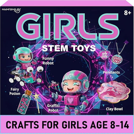 DIY Girls STEM Toys Arts and Crafts for Girls Ages 8-12-14 Teens, Best Kids Craft Kits & Fun Birthday Gift