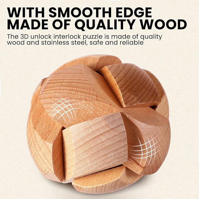 Syhood 14 Pcs Metal Brain Teaser Puzzles Ring Interlock Logic Puzzle Iq Lock Challenging Gift for Christmas Adults Party Table(Classic)