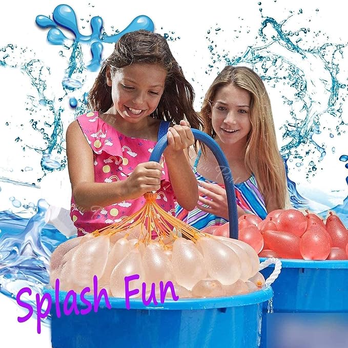 1000PCS Self Sealing Water Balloons Quick Fill, Water Balloon Yard Games Rapid Fill Kids Toys, Bunch of Balloons Set Summer Splash Party Easy Quick Fun Outdoor Backyard for Swimming Pool (Colorful)